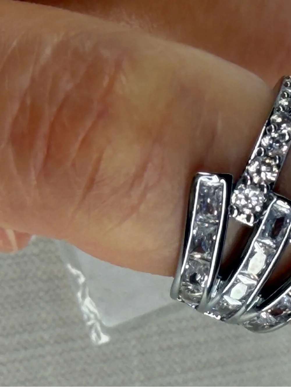 Bomb party og ring Woven From Longing Size 6